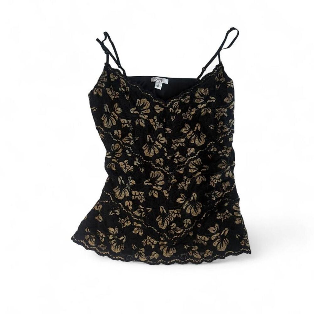Cache Women's Black Cami Top sz L